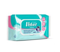 Vlhčený toaletný papier Velvet Intima 48ks