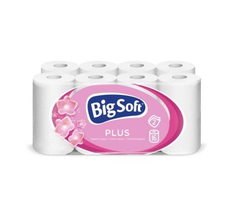 Toaletný papier 2-vrstvový Big Soft 16ks, 17,6m