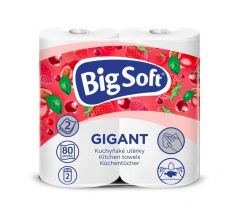 Kuchynské utierky 2-vrstvové Big Soft Gigant 2ks, 16,4m