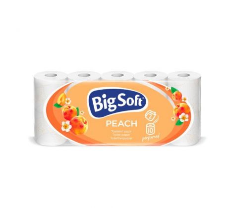 Toaletný papier 2-vrstvový Big Soft Peach 10ks, 22m