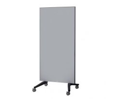 Tabuľa GLASSBOARD 90x175cm sivá na kolieskach