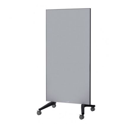 Tabuľa GLASSBOARD 90x175cm sivá na kolieskach