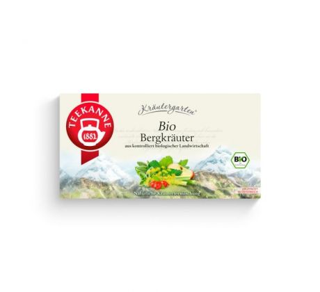 Čaj TEEKANNE Bio Bergkräuter HB 20 x 1,8g