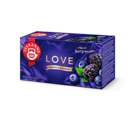 Čaj Teekanne Love Blueberry & Blackberry HB 20 x 2,25g