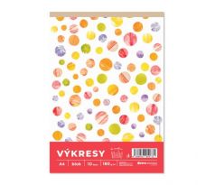 Výkresy 180g, A4 10 ks v bloku