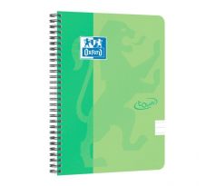 Blok Oxford Nordic Touch zelený, A5+, 70 listov, linajkový