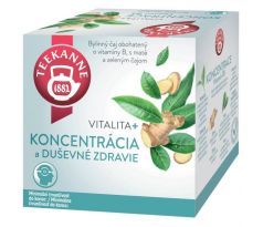 Čaj TEEKANNE Vitalita + Koncentrácia (Vitamín B5) 10 x 1,8g