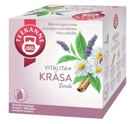 Čaj TEEKANNE Vitalita + Krása (Zinok) 10 x 1,7g