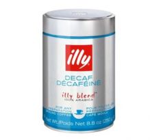 Káva Illy Decaf bezkofeínová 100% Arabica mletá v dóze 250g