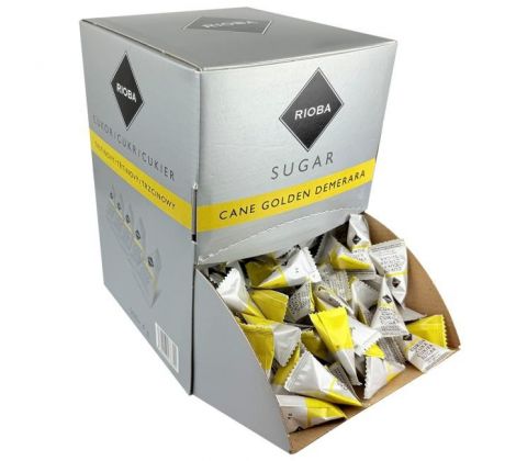 Cukor Rioba trstinový 500 x 4 g pyramídky