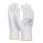 Rukavice pletené, polomáčané DONAU SAFETY PU kat. II biele veľ. 9