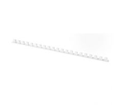 Plastové hrebene Q-CONNECT 8mm biele