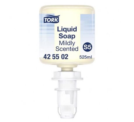 Jemne parfumované tekuté mydlo mini Tork, S5
