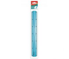 Pravítko KEYROAD 30 cm, ohybné, mix farieb
