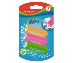 Guma univerzálna KEYROAD Roofix, blister 3 ks, mix farieb