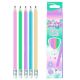Sada ceruziek KEYROAD Pastel color collection! 12 ks, mix farieb