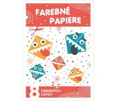 Farebný papier A4 8 listov