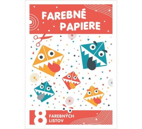 Farebný papier A4 8 listov