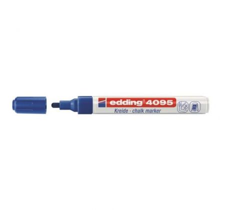 Kriedový popisovač edding 4095 modrý