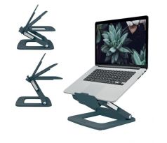Stojan na notebook nastaviteľný Leitz Ergo s viacerými uhlami sklonu, zamatový šedý