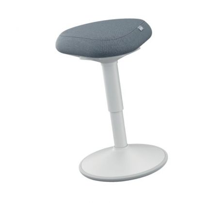 Ergonomická balančná stolička Leitz Ergo na sedenie, svetlo šedá