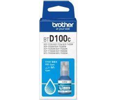 atramentová náplň BROTHER BT-D100C Cyan DCP-T230/T430/T530/T730, MFC-T930 (5000 str.) (BTD100C)