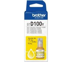 atramentová náplň BROTHER BT-D100Y Yellow DCP-T230/T430/T530/T730, MFC-T930 (5000 str.) (BTD100Y)