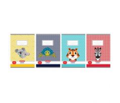 Zošit Herlitz 513, A5, linajkový, 70g/m2, mix motívov Cute Animals