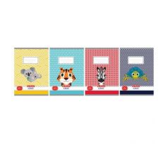 Zošit Herlitz 512, A5, linajkový, 70g/m2, mix motívov Cute Animals