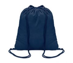 Bavlnený sťahovací vak 100gr/m² 41x37 cm modrý