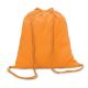 Bavlnený sťahovací vak 100gr/m² 41x37 cm oranžový