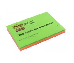 Blok Meeting notes Supersticky 203x152mm Post-it® silne lepiace bločky
