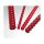 Plastic back 10 mm, red*100ks (LAMRE21DR10R)