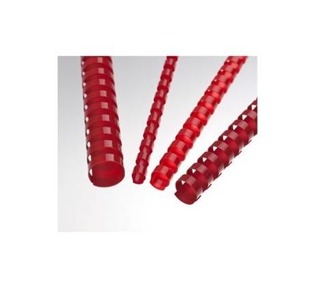 Plastic back 10 mm, red*100ks (LAMRE21DR10R)