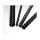 Plastic back 51 mm, black*50ks (LAMRE21DO51N)