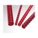 Plastic back 8 mm, red*100ks (LAMRE21DR08R)