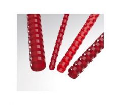 Plastic back 14 mm, red*100ks (LAMRE21DR14R)