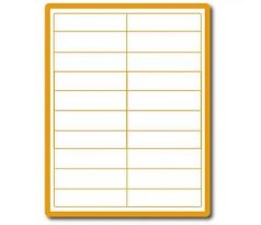 etikety samolepiace 100x28 univerzálne biele, 20 etikiet na hárku A4 (100 listov A4/bal.) (ECO-100x28-100)