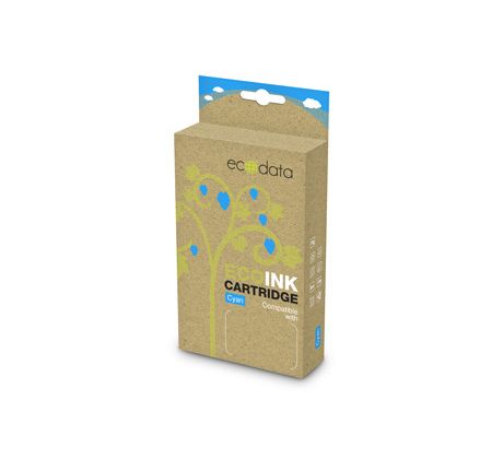 alt. kazeta Ecodata pre HP 4S6W6NE Cyan/Azúrová No.937e, (27,5ml) (ECO-4S6W6NE)
