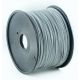 ABS plastic filament for 3D printers, 1.75 mm diameter, gray (3DP-ABS1.75-01-GR)