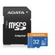 Pamäťová karta ADATA Premier micro SDHC karta 32GB UHS-I U1 Class 10 + adaptér (AUSDH32GUICL10A1-RA1)
