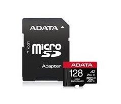 Pamäťová karta ADATA High Endurance micro SDXC karta 128GB UHS-I U3 Class 10 + adaptér (AUSDX128GUI3V30SHA2-RA1)
