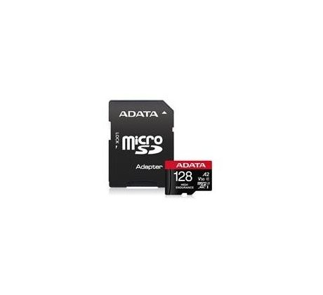 Pamäťová karta ADATA High Endurance micro SDXC karta 128GB UHS-I U3 Class 10 + adaptér (AUSDX128GUI3V30SHA2-RA1)