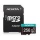 Pamäťová karta ADATA Premier micro SDXC karta 256GB UHS-I U3 Class 10 + adaptér (AUSDX256GUI3V30SA2-RA1)