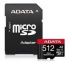 Pamäťová karta ADATA High Endurance micro SDXC karta 512GB UHS-I U3 Class 10 + adaptér (AUSDX512GUI3V30SHA2-RA1)