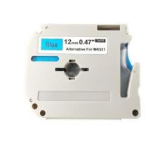 alt. páska Ecodata pre BROTHER MK-531 - čierne písmo, modrá páska Tape (12mm) (ECO-MK-531)