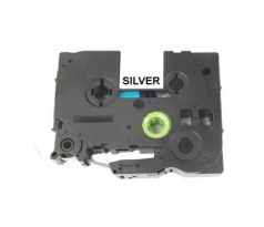 Label Tape BROTHER TZE-961 / TZ-M961 Silver / Black print 36mm x 8m comp. (ECO-TZE-961)