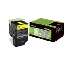Otvorený obal - Toner Lexmark CX410/CX510 802HY YELLOW (3000 str.) (80C2HY0)