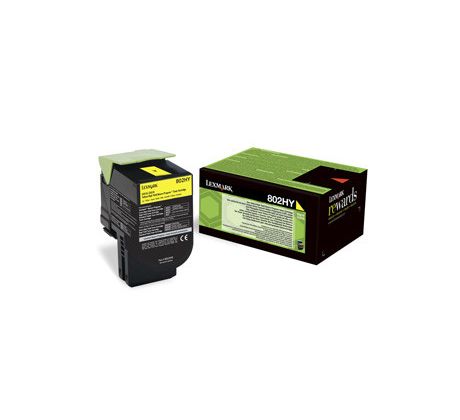 Otvorený obal - Toner Lexmark CX410/CX510 802HY YELLOW (3000 str.) (80C2HY0)
