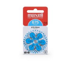 Batérie Maxell PR44 (675) 6ks Blister (sluch) (PR44 (675))